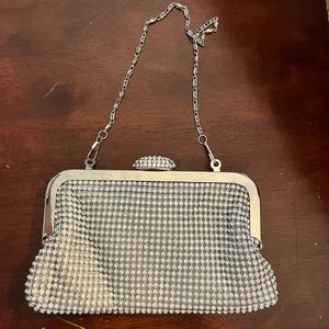 Small rhinestone evening bag purse